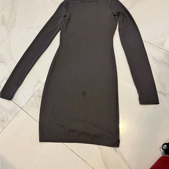 Pretty little things gray ribbed  dress bnwt #9 - Picture 4 of 11
